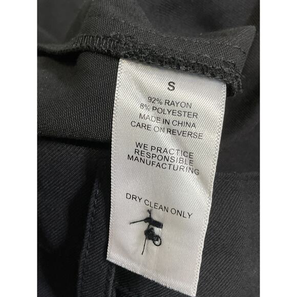 Nonchalant Label 'Fabi' Black Crepe Wide Leg Pant Size S - Picture 5 of 5